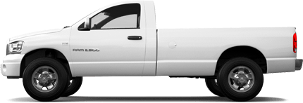 Dodge Ram 2500 Regular Cab 8ft box 2 Door truck 2003-2009